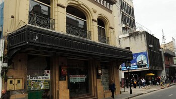 La fachada del ex cine