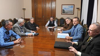 El senador Miguel Ángel Pichetto