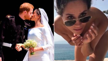 Harry y Meghan Markle, felices.