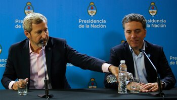 Rogelio Frigerio y Nicolás Dujovne