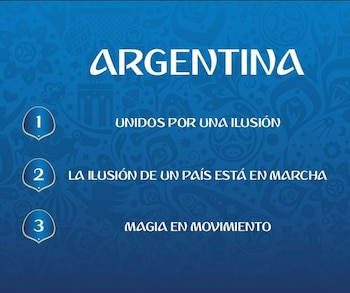 Las tres frases finalistas