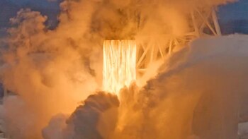 Una de las espectaculares tomas fotográficas de Bill con sus 6 cámaras posicionadas (NASA)