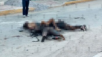 Las víctimas estaban atadas de