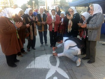 Hebe de Bonafini estuvo presente