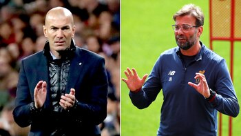 Zinedine Zidane y Jurgen Klopp