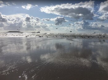 La playa de Rhossili en