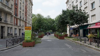 Un ejemplo de “calle verde”,