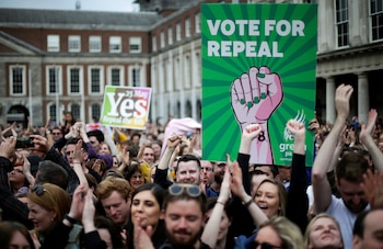 Irlandeses celebraron el resultado del