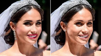 Una comparación del antes y