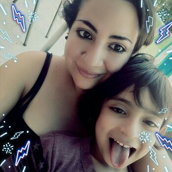 Gina y su hijo Mariano