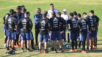 Práctica pública de la Selección