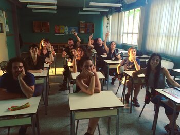 El “Equipo Merlí” como alumnos