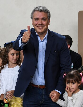 Iván Duque, candidato del Centro