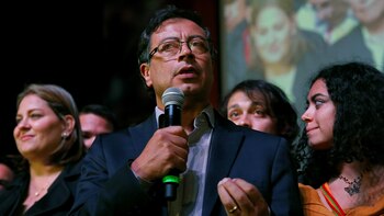 El candidato delmovimiento Colombia Humana,