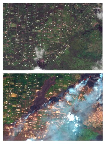 El barrio de Leilani Estates,