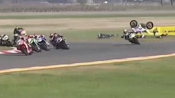 El momento de la caída