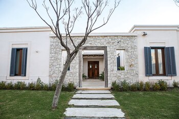 El frente de la casa