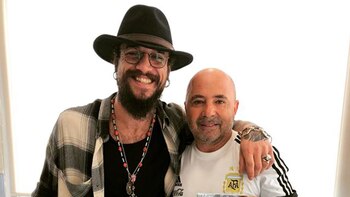Daniel Osvaldo se reunió con