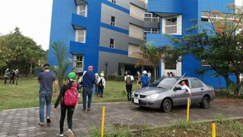 Los estudiantes atrincherados habían convocado