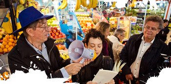 La poesía llega al Mercado