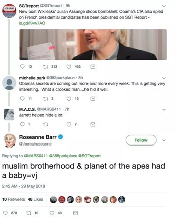 Cancelaron la serie “Roseanne” tras