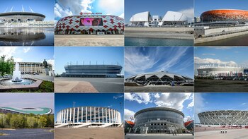 Los 12 estadios del Mundial