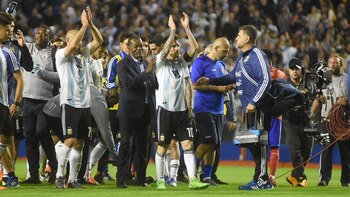 La ovación del público al