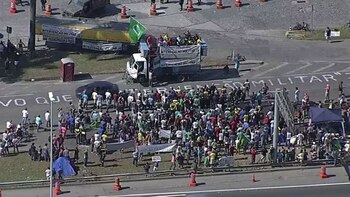 Los trabajadores de la refinería