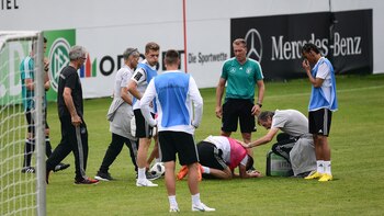 Julian Draxler recibió un codazo en