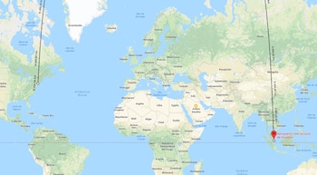 Los aeropuertos están separados por