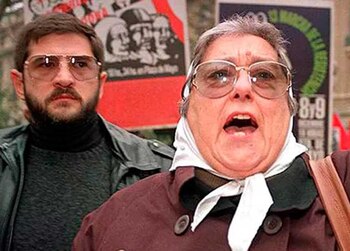 Sergio Schoklender y Hebe de