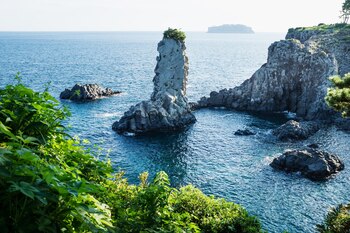 Paisaje de la Isla Jeju