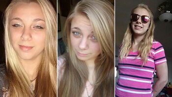 Kaylee Muthart cuando aún no