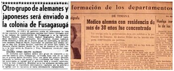 Noticias de la época sobre