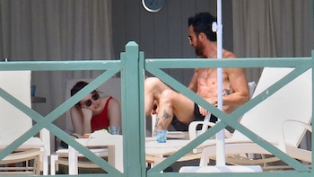 Emma Stone y Justin Theroux