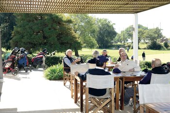 Minutos antes del torneo, los