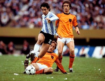 Osvaldo Ardiles, en la final