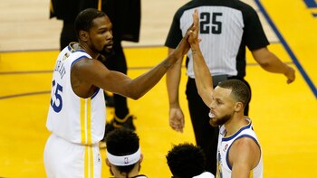 Kevin Durant y Stephen Curry