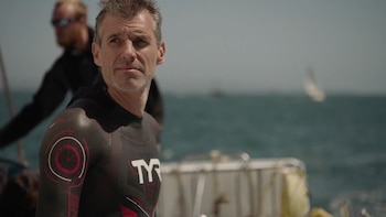 Ben Lecomte se prepara física