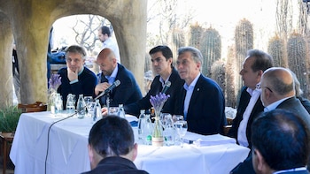 Mauricio Macri con Juan Manuel