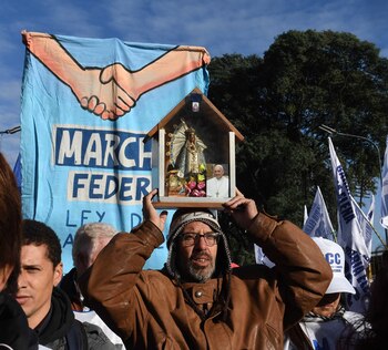Marcha Federal desde Liniers a Plaza de Mayo