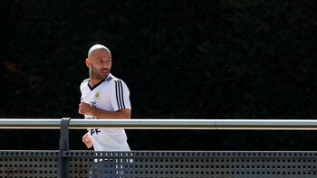 Javier Mascherano se entrenó durante