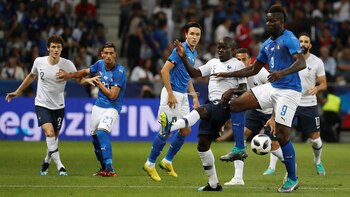 Francia e Italia se enfrentaron