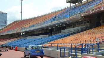 Las tribunas del estadio donde