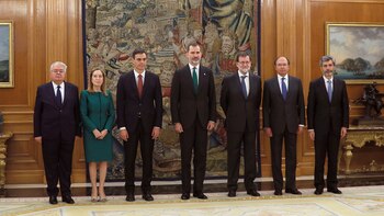 Pedro Sánchez tomó posesión como