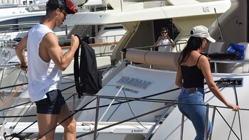 cristiano Ronaldo junto a Georgina