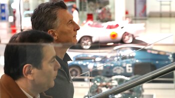 El presidente Mauricio Macri recorrió