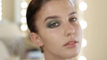 Smokey eye en verdes: manzana,