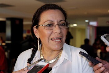 La candidata a diputada Juana