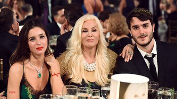 Susana Giménez con sus nietos,